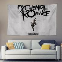 My Chemical Romance Sieninė gobelenas The Black Parade albumo iliustracija Roko muzikos dekoras Grupės plakatas Gotikinis Punk stilius Namų dizainas 74x94cm(29x37in)