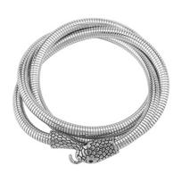 Twist Snake Charm Neck Chain Necklace Lightweight Alloy Bracelet Design Effortless Elegances For Any Event