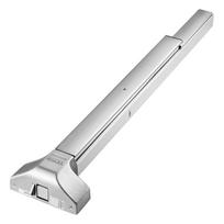 Push Bar Door Locks, Stainless Steel Panic Bars for Exit Doors, with Exterior Lever and 3 Keys, Push Bar Panic Exit Device Door Hardware for Metal