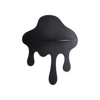 Irregular Cloud Floating Shelf Minimalist Multipurpose Decorative Wall Shelf Wall Mounted Plastic Wall Display Stand Bedroom juoda