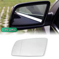 Left&Right Side Heated Wing Mirror Glass Wide Angle Rearview Mirror For BMW 5 Series E60 E61 E63 E64 2003-2008