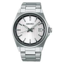 SEIKO SELECTION SBTH001 Data 10 ATM Atsparumas vandeniui Baltas Nerūdijantis Plienas [Seiko Laikrodis] Vyriškas Laikrodis, Maitinamas Baterijomis Kvarcinis, Kalendorius, Atsparumas, Lengvai Reguliuojamas