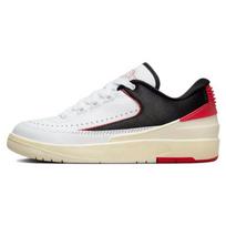 Air Jordan 2 Retro Low Chicago Twist Women Sneakers White University-Red Black FD4849-106 37.5 black