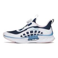 Anta Kids Wind Chaser 4.0 Non-Slip Shock Absorbing Wear-Resistant Breathable Low-Top Running Shoes Kids sneaker Blue White Pink 322225516-7 35