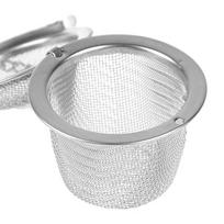 Nerūdijančio plieno tinklelis Infuser Daugkartinis arbatos sietelis Arbatinuko lapų prieskonių filtras 1pcs