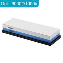 Knife Sharpener Honing Kit 2-IN-1 Whetstone Polishing Tools 240 to 6000 Grit Grinding Stone Sharpening Stones L