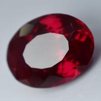 8.40 Ct Natural Burmese RED Ruby Oval Shape Flawless Loose Gemstone CERTIFIED 14.1 mm approx raudona