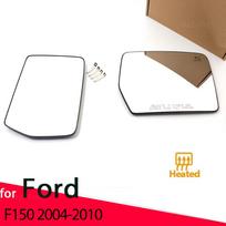 Kairė Dešinė Šoninio Veidrodžio Stiklas Galinio Vaizdo Išorinis Plataus Kampo Ford F-150 F150 XL King Ranch Raptor SuperCrew 2004-2010 1pc Left white