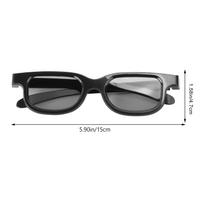 100 Pack Passive Circular Polarized 3D Glasses for Adults - Lightweight Non-Electric Eyewear for Home Theater, Cinema & 3D Movie Viewing 0.2mm juoda