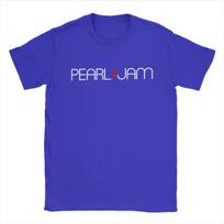 Pearls Jams Vyriški marškinėliai Vintažiniai marškinėliai Trumpomis rankovėmis Apvalia kaklo iškirpte Grynos medvilnės 4XL 5XL Drabužiai S mėlyna