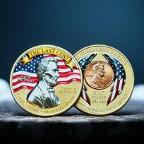 R.I.P PENNY, The Lincoln Medal, THE LAST CENT, 1793-2025, Metal Relief Cultural and Creative Industry auksas