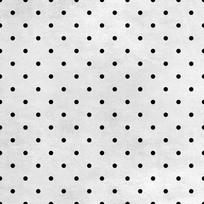 Royal Samt Stoff Polyester Zum Nähen - Motiv Schwarze Punkte Auf Weißem