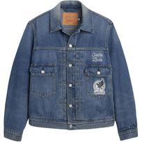Levis X World Cup Mexico Team Collaboration SS26 Vintage Wash Minimalist Commuter Long Sleeve Denim Jacket Unisex jackets 006GH0008 M