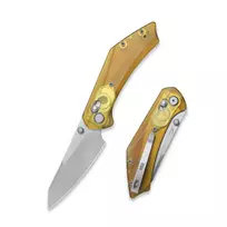 Geo Knife DIVID sulenkiamas peilis Stonewash M390 Blade, Ultem GEO2507K