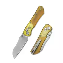 Geo Knife Komodo sulenkiamas peilis Stonewash M390 Blade, Ultem GEO2509K
