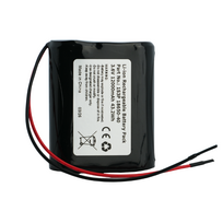 Keeppower 1S3P - 18650 - 12000mAh - 3,6 V - 3,7 V ličio jonų akumuliatorių blokas su BMS apsauga ir kabelio jungtimi