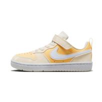 Nike Court Borough Low Recraft PS Pale Ivory Melon Tint Kids Sneakers Cream White Football-Grey DV5457-107 29.5