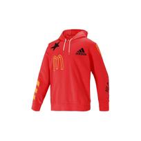 Adidas McDonalds Print Basketball Hoodie Men Tops Bright-Pink Fluorescent GE4998 S