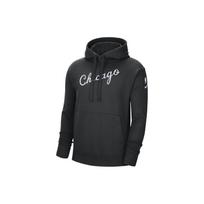 Nike NBA Fleece Pullover Hoodie Chicago Bulls Men Hoodie Black DB2309-010 S black