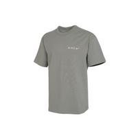 Nike American Retro Sports Training Casual Print Crew Neck Short Sleeve Drop Shoulder T-Shirt Men Tops Grey Green HF6172-053 L gray
