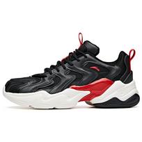 Anta Full Score Non-Slip Wear-Resistant Low-Top Dad Shoes Men Sneakers Black 112018882-2 40.5 black