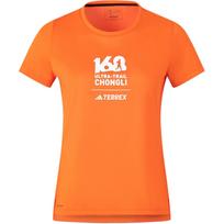 Adidas Terrex Travel Outdoor Super Trail Exclusive Short Sleeve T-Shirt Women Tops Half-Impact-Orange JP1714 L