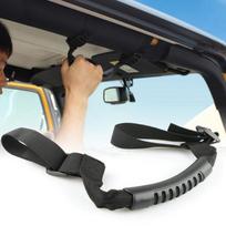 Car  Roof  Handle Grab Grip Roof Door Pull Rope Anti-slip Anti-shake Modified Parts For Wrangler 1 pack juoda