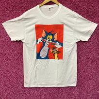 Tom and Jerry Silly Faces Hanna-Barbera Cartoon T-Shirt L S