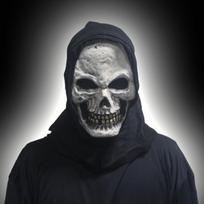 New Halloween Horror Ghost Headgear Mask Polyester fabric bag cover Scary Ghost Face Halloween Props for Pranks Average Size gray