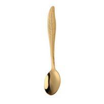 Vintage Zinc Alloy Coffee Spoon Dishwasher Safe Multi-function Carved Soup Rice Ice Cream Dessert Serving Spoon Flatware Kitchen Utensils F