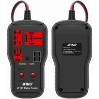 Naujausias relės testeris 12V 24V Universalus elektroninis automobilių grandinės detektorius Baterijos tikrintuvas Automobilių remonto įrankis Įtampos testeris Relay Tester
