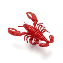 Creative Exaggerated Red Lobster Open Bangle for Women Gold Plated Cuff Wristband  Bracelet Party Jewelry Gift red