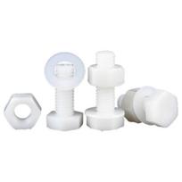 Plastic Nylon Hex Bolt, Nut & Flat Washer Set