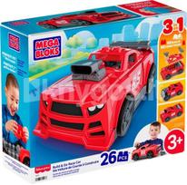 MEGA BLOKS BUILD AND GO 3 in 1 lenktyninio automobilio konstruktorius (JKG35)