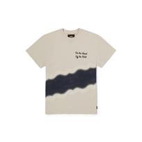 Vans X Rokit Splash-Ink Print Short Sleeve T-Shirt Unisex Tops Khaki VN0005XC2N1 L