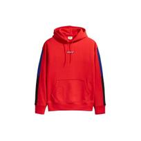 Levis Color Block Loose Fit Pullover Sweatshirt Men Sweatshirt Red 84238-0000 S