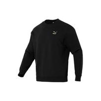 Puma Cny Year Of The Dragon Series Logo Pattern Embroidered Round Neck Fitness Training Sweatshirt Unisex Sweatshirt Black 625834-01 XL
