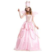 Halloween fairy godmother princess costume adult fairy tale snow white flower fairy costume game uniform S