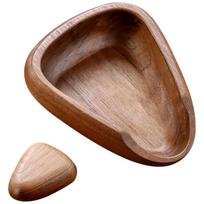 Wooden Coffee Bean Bowl Solid Wood Coffee Bean Measuring Container Espresso Dosing Cup Tea Leaf Display Tray Coffee Accessories beige