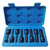 1/2-RT Mechanical Repair Impact Socket Bit Tool Premium Hex Bit Socket Set 8 Pcs RT5,RT6,RT7,RT8,RT10,RT12,RT13,RT14, 1