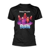 Deep Purple 'Burn' Black T shirt - NEW Unisex T-Shirt XL