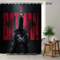 Heath Ledger Joker Dc Universe Money Waterproof Shower Curtain - Bathroom Decor For Fans W60H190(CM)-1 Pcs black