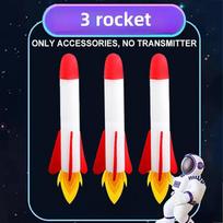 Kids Rocket Launcher Toy Foam Rockets and Sturdy Launcher Stand Outdoor Family Games Fun Outdoor Toy for Kids Birthday Gifts