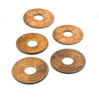 Pure Copper Coins - Antique Finish | Traditional & Spiritual Prosperity Coins for Puja, Home Décor, and Gifting