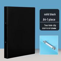 Transparent A4 Waterproof Loose-Leaf Binder With O-Rings (2/3/4-Hole) Document Folder