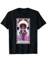 Mystical Celestial High Priestess Tarot Card T-Shirt Graphic Spiritual Tee XXXXL