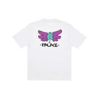 Palace X Slap Magazine Co-Branded Cartoon Angel Print Short Sleeve T-Shirt Unisex Tops White P20TS253 XL