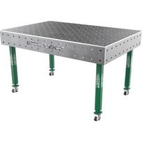 Suvirinimo stalas SMART - 1500x1000mm - Φ16 - 100x100mm - Ant ratukų
