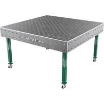 Suvirinimo stalas SMART - 1500x1480mm - Φ16 - Įstrižinė - Ant ratukų - 12mm