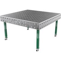 Suvirinimo stalas SMART - 1500x1480mm - Φ28 - Įstrižinė - Ant ratukų - 12mm